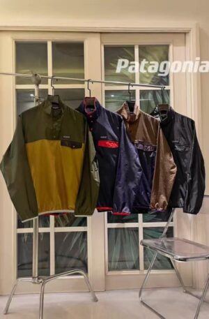 Retro Color Block Half Button Pullover Lightweight Windproof Sun Jacket